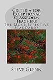 Criteria for Exceptional Classroom Teachers
